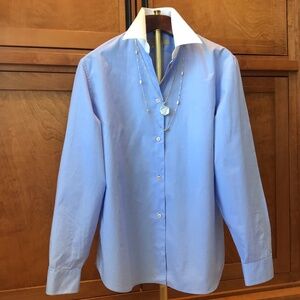 GUCCI UNIFORM OVERSIZED BOYFRIEND BUTTON DOWN SHIRT